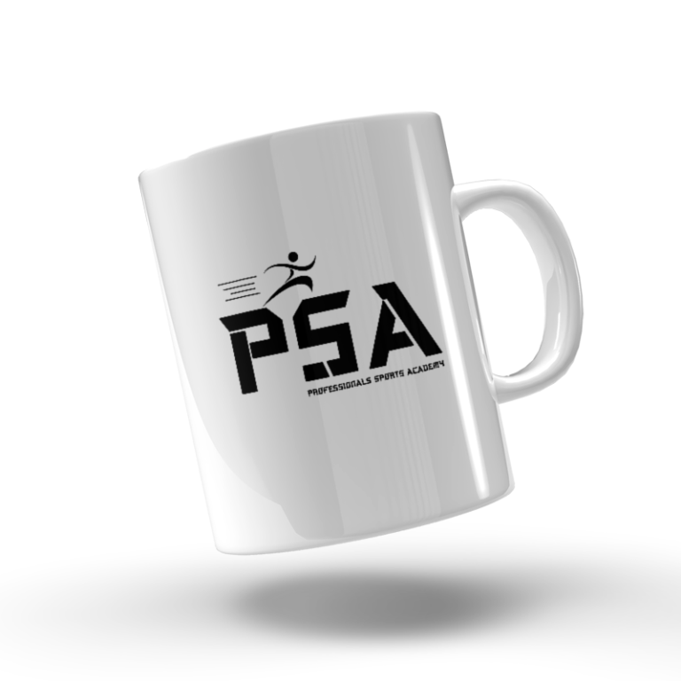 White PSA mug